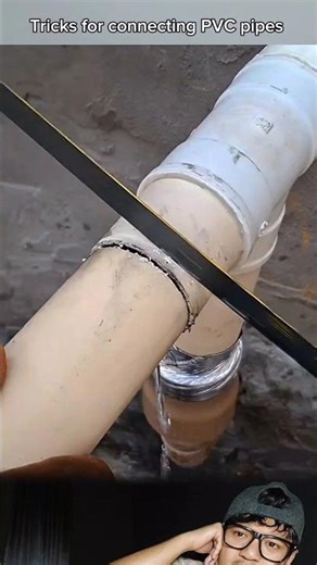 Tricks for connecting PVC pipes