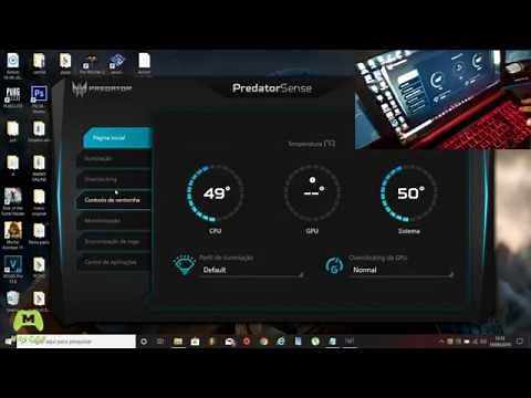 Como aumentar a potência dos Coolers com PREDATOR SENSE no NITRO 5 AN515-51 (instalação + tutorial)
