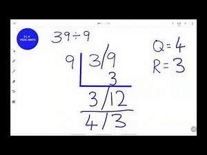 Nikhilam Division by 9 | Vedic Math | Division tricks | Math Tips and Tricks | Easy division