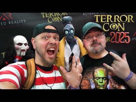 TerrorCon 2025 Horror Convention Vlog!!!