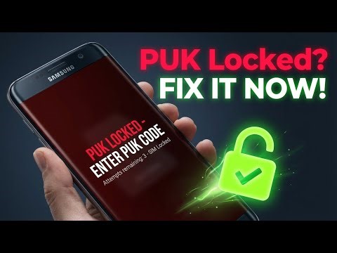 📱 Instant PUK Unlock Code: Get Your Phone Back, FAST! 🚀