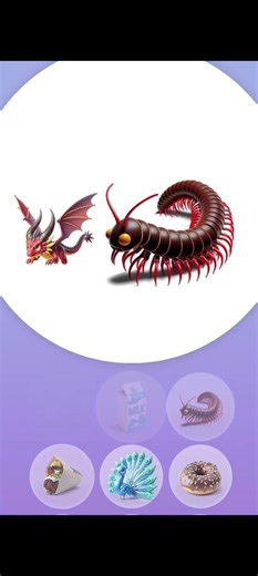 dragon + millipede 🔥| Animash - Animal Fusion #animash #shorts #youtubeshorts