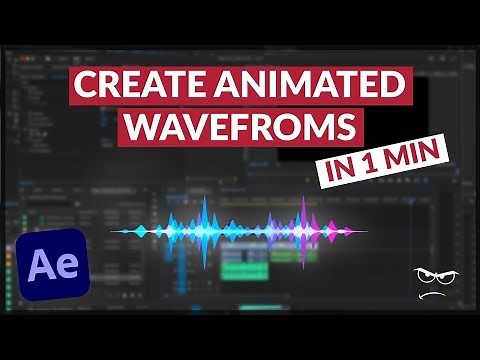 HOW create REACTIVE Audio SPECTRUM Waveform Effects | Adobe After Effects