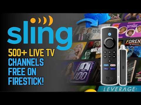 500+ Free Live Channels on FireStick with Sling TV | No Subscription, Stream Instantly! #firestick