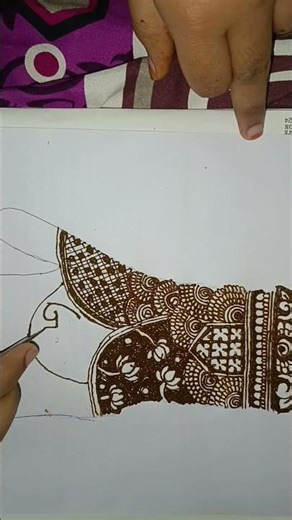 Beautiful Bridal Elephant Mehndi Design 🐘✨ #shorts #mehndi