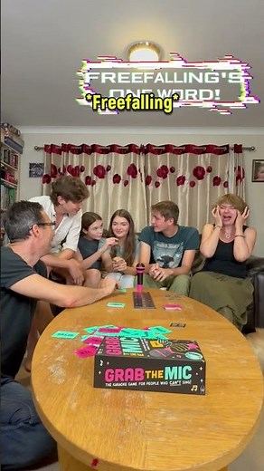 Marsh Family playing Grab the Mic game for first time (#3 of 4)