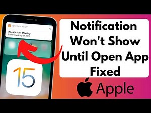 Fix" iPhone Not Getting Notifications Until I Open the App in iOS 15