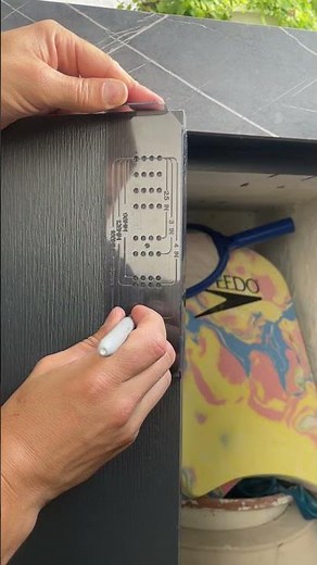 Installing handles perfectly without mistakes #shorts #diy