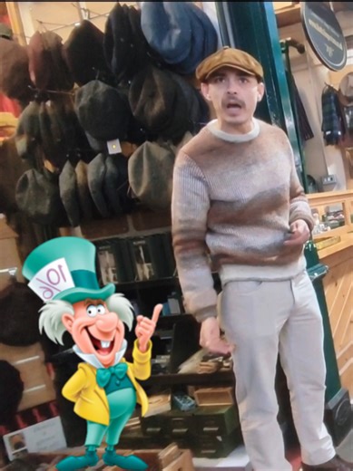 Angry Mad Hatter at Cardiff Market: No Photos Please!