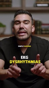 🫀 EKG Dysrhythmias . . . #nursingschool #nursingstudent | SimpleNursing