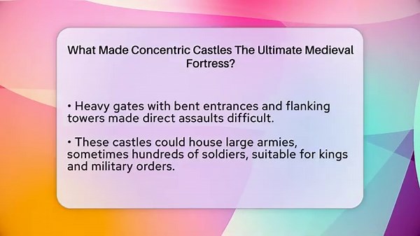 What Made Concentric Castles The Ultimate Medieval Fortress? - Medieval Europe Uncovered