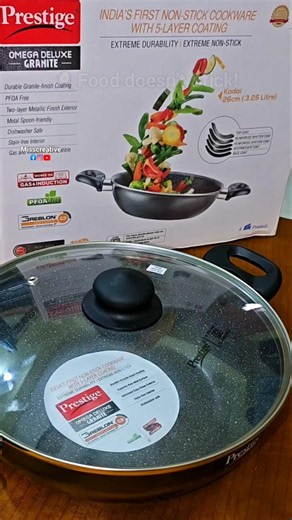Prestige non stick kadai | Best cookware set #shorts #prestige #nonstickcookware #ytshorts #trending