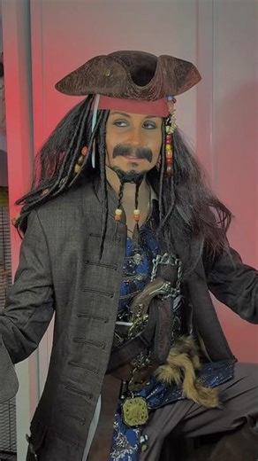 Capitain Jack Sparrow cosplay is here ✨ #cosplay #piratesofthecaribbean