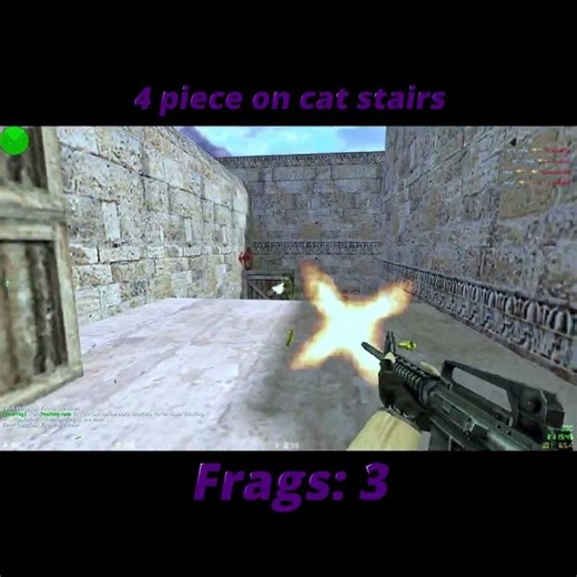 4 piece on cat stairs #4k #1vs4 #beast #insane #proplayer #wow #clip #nostalgia #counterstrike #cs