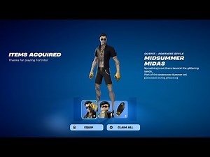 How To Get Midsummer Midas Skin for FREE In Fortnite! (Unlock Midsummer Midas Bundle) Free Midas!
