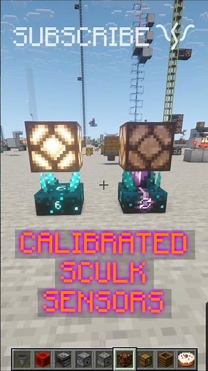 CALIBRATED SCULK SENSORS shut off MORE QUICKLY!? | Redstone with PsiVolt #minecraft #redstone