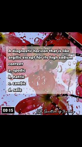 2K views · 23 reactions | Soil Science (L E A Review) Q&A with answers at the end of the video Professional Farmers PH #waragritechtv #agricultureboardexam #ALE #LEA #TeamHilas #TeamBira #LetsGrowTogether #CountMeIn | War-Agritech-Tv | Facebook