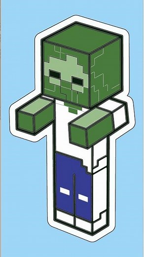 How to Draw a Minecraft Zombie (Easy Step-by-Step) with Chillify