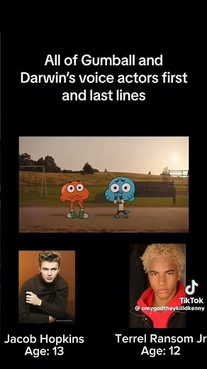 All of gumball and darwin's voice actors first and last lines | part 1 #theamazingworldofgumball