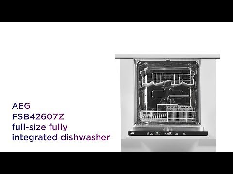 AEG AirDry Technology FSB42607Z Full-size Integrated Dishwasher | Product Overview | Currys PC World