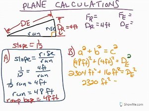 POE - Inclined Plane Calculation
