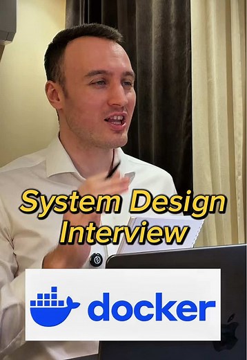 System Design Interview - Docker 🔥 #programming #softwareengineer #docker #systemdesign