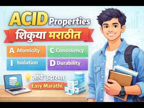 ACID Properties शिकूया मराठीत | Learn DBMS in Marathi