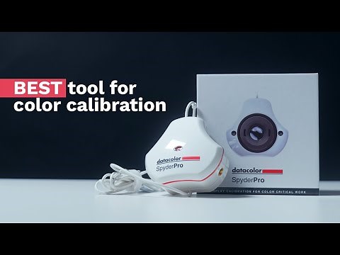 The best tools for color calibrating your display: Datacolor Spyder and SpyderPro