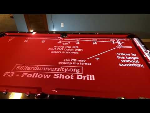 Projection Pro Billiards Training System, Projected Image from Photo