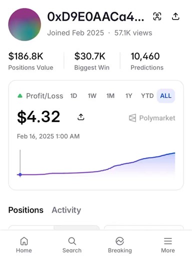 this Chinese trader started with just $4… and reportedly grew it to $780,000 using AI on Polymarket.this trader on Polymarket with a bot on Claude Opus 4.7 arbitrages sports markets and has already earned $780,000His profile 0xD9E0:https://t.co/U6sz1NhSoBHow it’s work:> Fully automated system with no manual intervention.> Analyzes sports prediction markets (especially NBA on Polymarket).> Compares Polymarket prices with traditional sportsbook odds.> Converts odds into implied probabilities and d