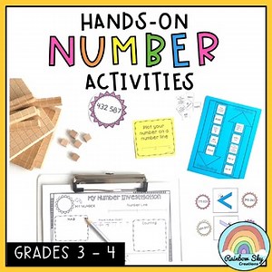 Hands-on Place Value activities | Number sense Grade 3 & Grade 4