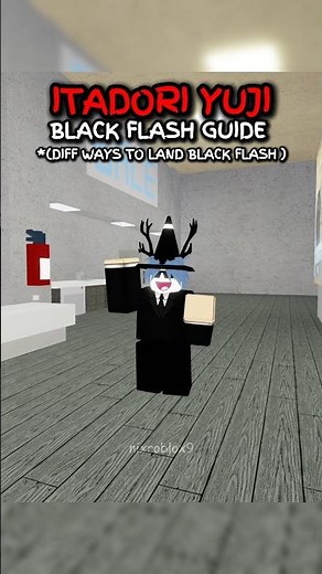 Yuji black flash guide In JUJUTSU SHENANIGANS #jujutsushenanigans #jjs #roblox