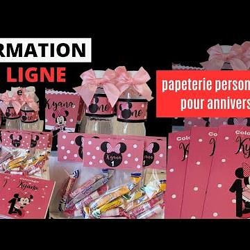 DIY | PAPETERIE PERSONNALISÉE | SANS MACHINE DÉCOUPE | SWEET-TABLE | FORMATION EN LIGNE