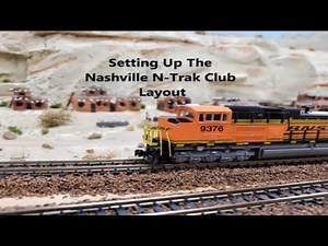 N Scale: Nashville N-Trak Construction/Layout Tour