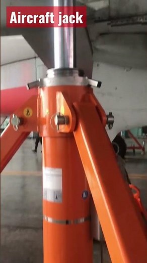 Aircraft jack | Airbus 320 jacking | Aircraft maintenance engineering #shorts