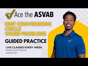 ASVAB Arithmetic Reasoning: Unit Conversion & Circle Word Problems Explained
