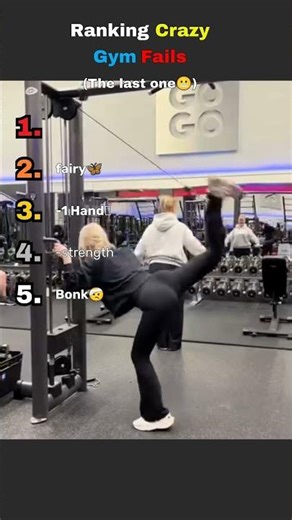 Ranking Crazy Gym Fails #trending