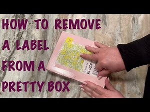 How to Easily Remove a Shipping Label Without Tearing the Box | Sugar Hiccups