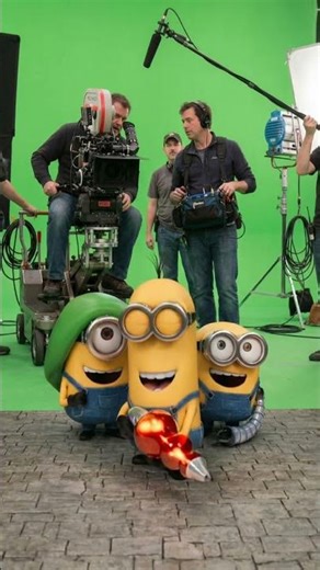 the backstages of The Minions. I used starpop ai to make these cool videos!