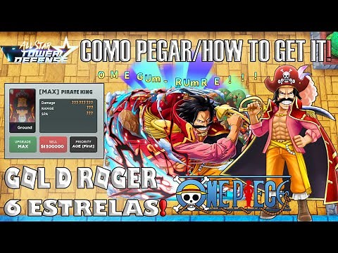 COMO PEGAR O GOLD ROGER 6 ESTRELAS no All Star Tower Defense! O REI DOS PIRATAS! | HOUSE OF GAMES