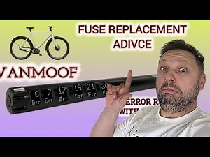 How to fix VANMOOF S3/X3 batteries error reset and fuse replacement VANMOOF BATTERY NOT CHARGING