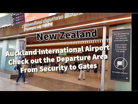 Auckland International Airport Departure - New Zealand
