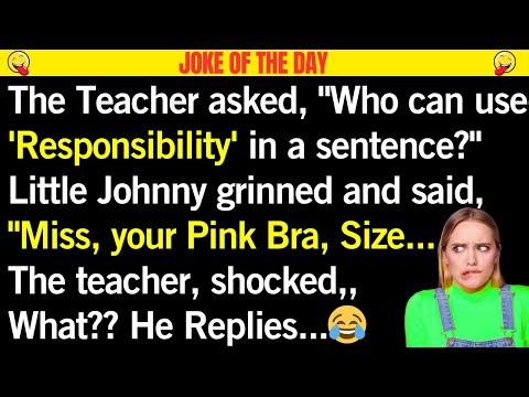 🤣 Little Johnny Redefines “Responsibility” in Class | BEST JOKE OF THE DAY