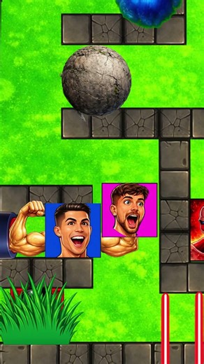 THE ADVENTURES OF RONALDO & MR. BEAST #maze #mazechallenge #ronaldo #mrbeast