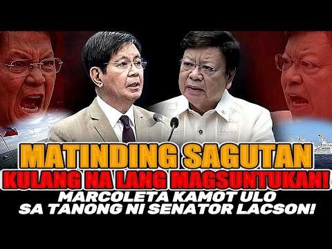 MATINDING SAGUTAN NG DALAWANG SENADOR SINO ANG NAGSASABI NG TOTOO?! SENATOR PING VS MARCOLETA!