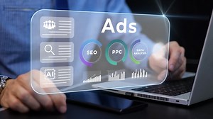 Digital marketing advert analysis, business analytics performance, motion graphics | Premium Stock Video Footage