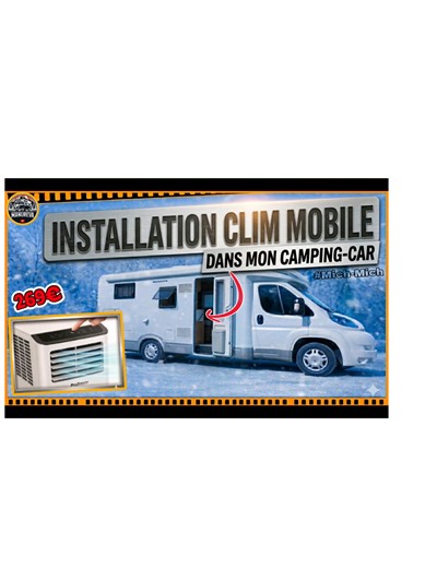 Installer une clim monobloc dans son camping-car