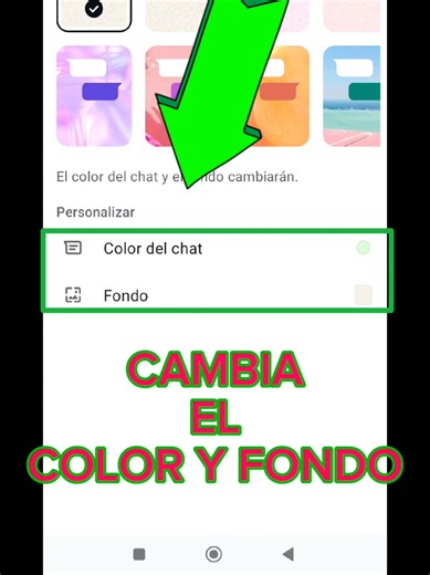 Cómo cambiar el color y fondo en los chats de WhatsApp