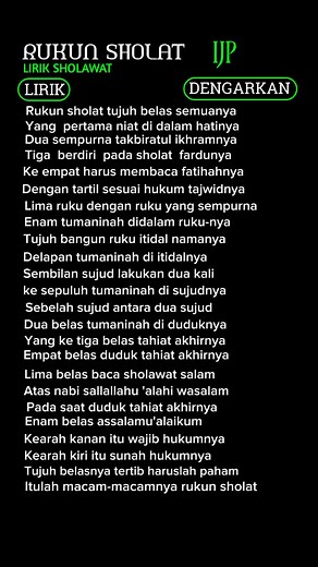 Lirik dan Doa Rukun Sholat 17 Semuanya: Nadzom Alfiyah