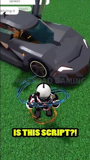 Roblox Build a Boat for Treasure Realitic Sports Car from Script?! police chase! #babft #roblox